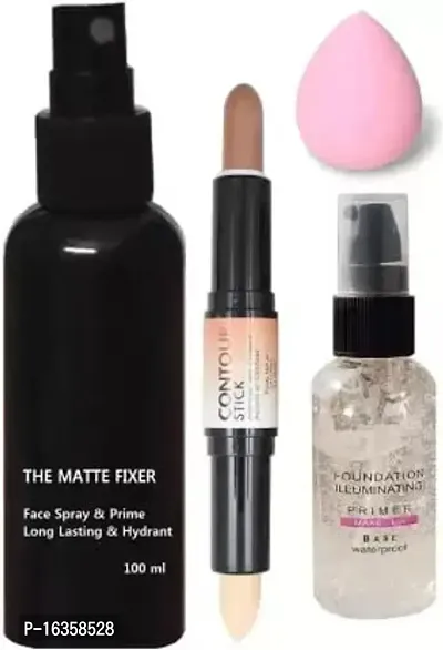 Beauty Makeup Finish Spray Cosmo Combo Of Primer Fixer C-thumb0