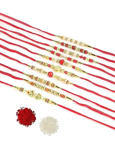 AVYA Pack of Dora Rakhi Set for Men with Roli Chawal Rakhi for Brother Rakshabandhan Rakhi for Bhaiya Bhabi