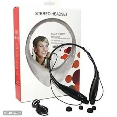 Wireless Bluetooth Neckband Flexible In-Ear Headphones Headset With Built-in Mic-thumb0