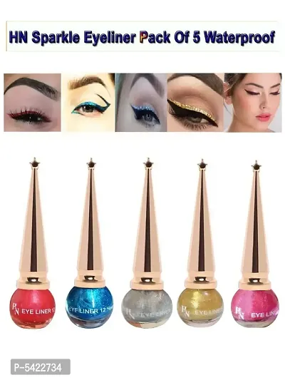 Define Your Eyes  Improve Your Impression Sparkle Eyeliner Long Lasting Waterproof  Pack Of 5