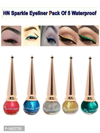 Define Your Eyes  Improve Your Impression Sparkle Eyeliner Long Lasting Waterproof  Pack Of 5