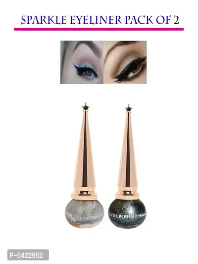 Define Your Eyes  Improve Your Impression Sparkle Eyeliner Long Lasting Waterproof  Pack Of 2