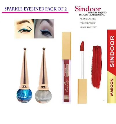 Amazing Liquid Eyeliner With Sindoor Combo