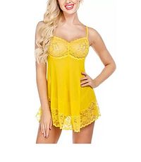 Adorable Attractive Hot amp; Sexy Baby dolls Dresses Nightwear Night suit Sexy Night Dresses Free Size (28 to 36 Inch)-thumb3