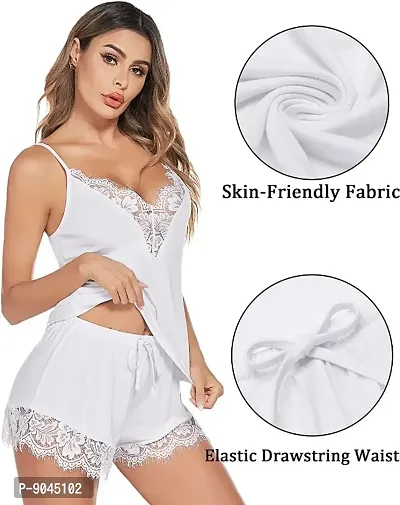 Fancy Satin Babydolls Nightdress For Women Pack of 2-thumb2