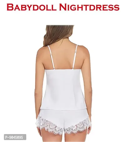 Fancy Net Babydolls Nightdress For Women Pack of 2-thumb2