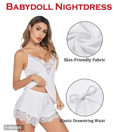 Fancy Net Babydolls Nightdress For Women Pack of 2-thumb3