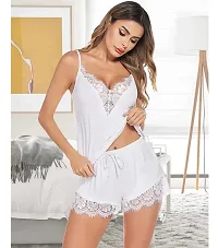 Stylish Hot  Sexy Baby Doll Dresses Nightwear/Night Dresses For Women Free Size (28 to 36 Inch) Combo Set-thumb3