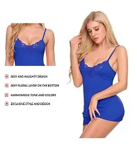 Adorable Women Attractive Baby dolls Dresses Sexy Night Dresses Free Size (28 to 36 Inch) Combo-thumb4