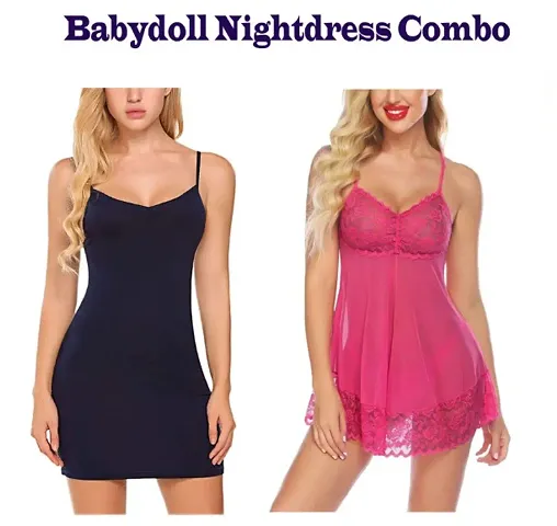Adorable Women Attractive Baby dolls Dresses Sexy Night Dresses