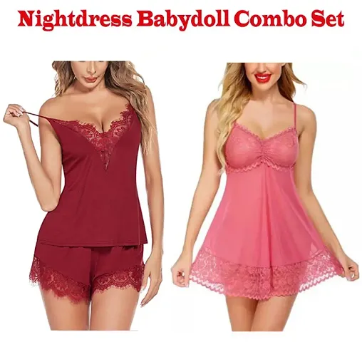 Adorable Women Hot Baby dolls Dresses Nightwear Sexy Night Dresses