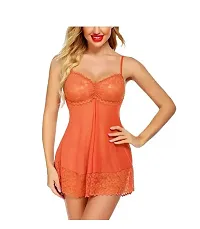 Women Attractive Hot Baby dolls Nightwear Sexy Night Dresses Free Size (28 to 36 Inch) Combo-thumb3