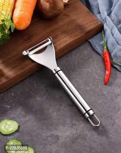 Stainless Steel Smooth Double-edged Peeler for Fruits  Vegetables with Swivel Blades-thumb2