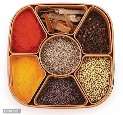 Multipurpose Spice Rack, Masala Box, Dry Fruit Container, Dry Fruit Box,Utility Box-thumb0