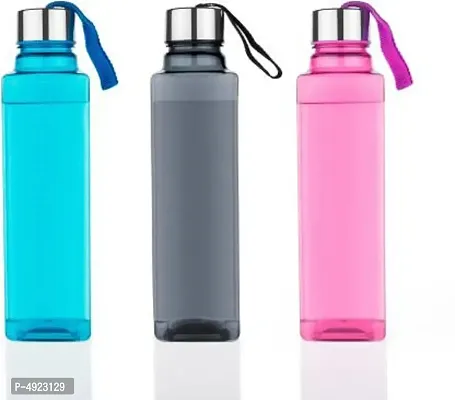 Bottles-1000 ML Plastic Water Bottles(Set of 3)-thumb0