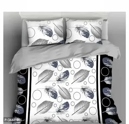 Beautiful Printed Cotton Double Bedsheet With 2 Pillow Covers