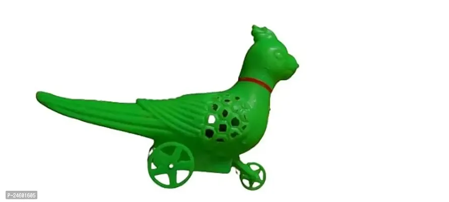 New Pack Of 1 Green Parrot Toy Plastic For Baby Kids