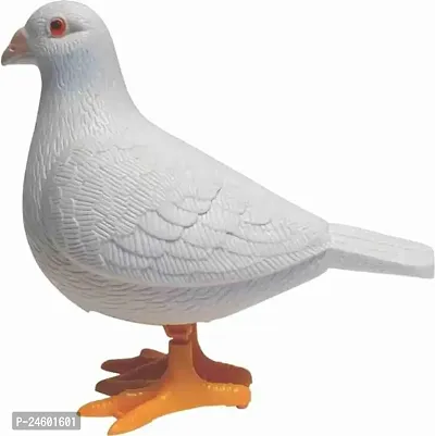 New Pack Oaf 1 Plastic Bird Figure Kids Toy, Key Start, Pigeon Tak Tak Sound Multicolor