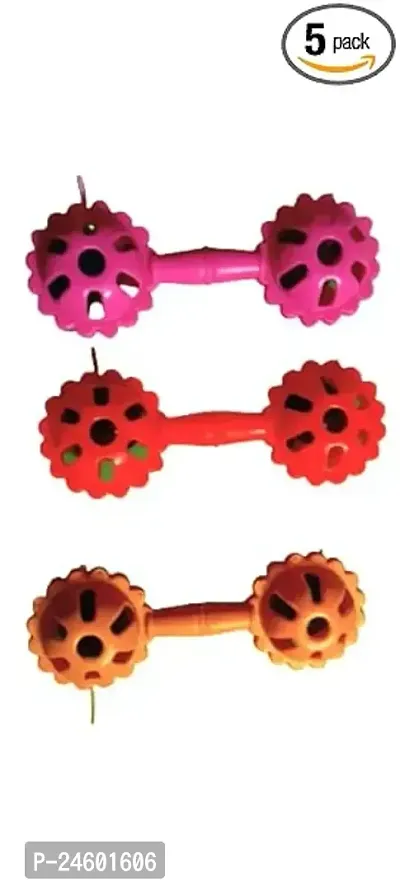 New Pack Of 3 Any Style Jhunjhuna Toy- Jhunjhunu Set For Kids-Assorted Color
