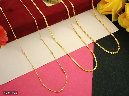 Combo-of-3-Chain-GoldPlated-For-Grils-And-Women-thumb0