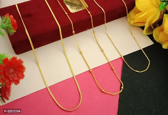 Combo-of-3-Chain-GoldPlated-For-Grils-And-Women-thumb0