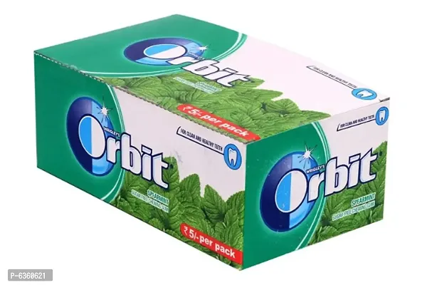 Orbit Sugar Free Chewing Gum, Spearmint, 140g (Pack of 20)