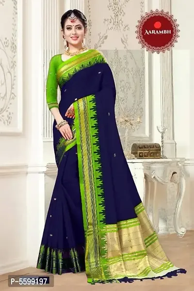 Irkal Cotton Silk Saree For Women with Blouse Piece