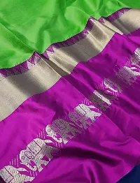 Beautiful Cotton Silk Saree with Blouse piece-thumb1