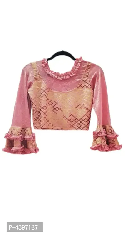 Trendy Latest Attractive Lycra Stitched Blouse-thumb0
