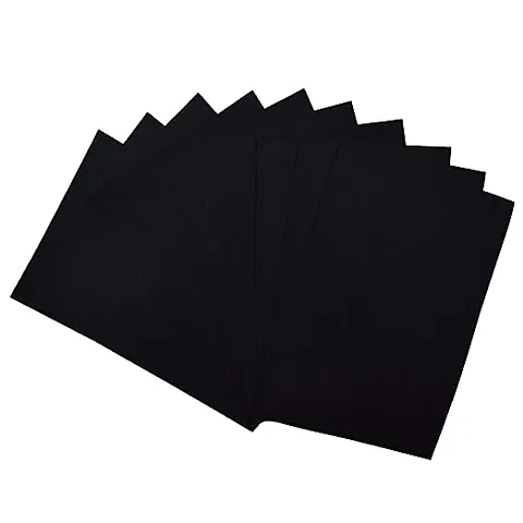 A4 Paper Sheets for Art and Crafts Black Pack Of 50