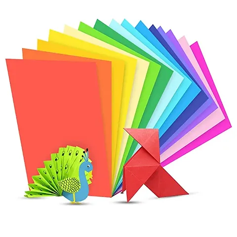 A4 Paper Sheets for Art and Crafts Multicolor Pack Of 50