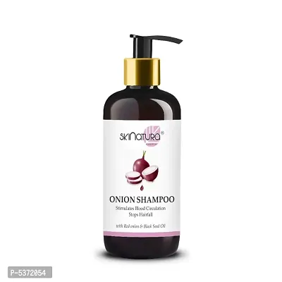 Skinatura Onion Shampoo [Stimulates Blood Circulation Stops Hair Fall] For Men  Women 300ml