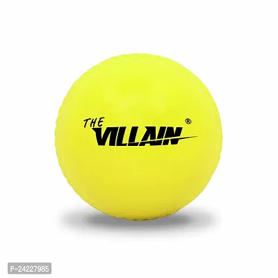 THE VILLAIN Wind Tennis Cricket Balls (Pack of 6) (Yellow) | Long-Lasting  Non-Slip Ball for Better Grip  Intense Use-thumb3