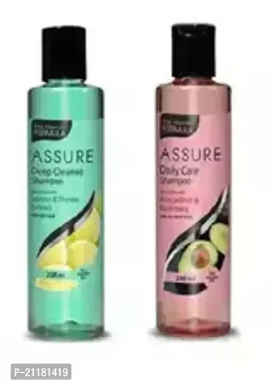 Assure Daily Care Shampoo 200Ml With Deep Cleanse Shampoo Pack Of 2