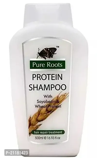 Pure Roots Protein Shampoo With Soyabean And Wheat Protein Pack Of 1