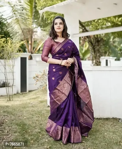 Buy Banarasi Inspired Jacquard Weaved Art Silk Saree (BJS-2) Online at Best  Price in India on Naaptol.com