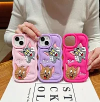 MobiCraft Zone Shock Proof 3D Cute Cartoon Full Protective Case Cover for iPhone 15 - Cream-thumb4