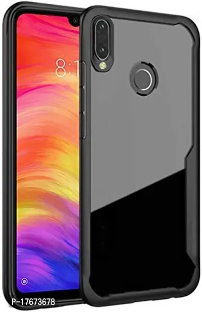 Shockproof Crystal Clear Eagle Back Cover With 360 Protection for Redmi Y2 - Black-thumb0