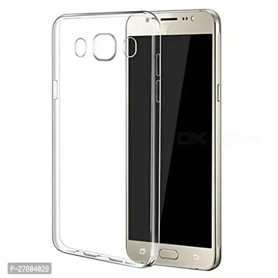 MobiCraft Zone Shockproof Crystal Clear Transparent Back Cover for Samsung J7-thumb0