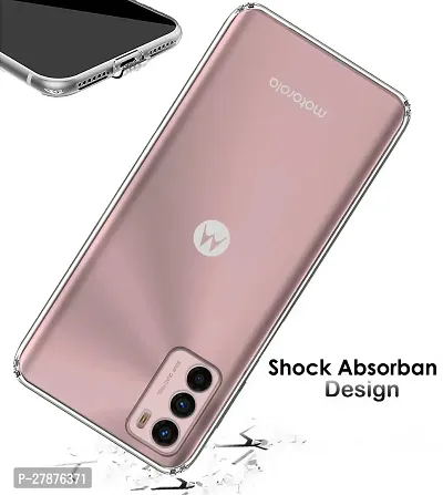MobiCraft Zone Shockproof Crystal Clear Transparent Back Cover for Motorola Moto G42-thumb4