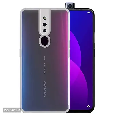 MobiCraft Zone Soft Silicone|Perfect Fitting Hybrid Edge to Edge Side Protection Transparent Back Cover for Oppo F11 Pro-thumb2