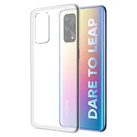 MobiCraft Zone Shockproof Crystal Clear Transparent Back Cover for Realme X7 Pro-thumb2