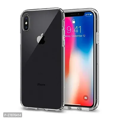 MobiCraft Zone Shockproof Crystal Clear Transparent Back Cover for iPhone X-thumb3