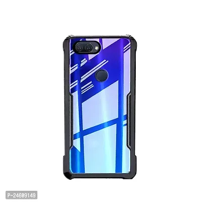 New Shockproof Crystal Clear Eagle Back Cover With 360 Protection For Mi A1 - Black-thumb0