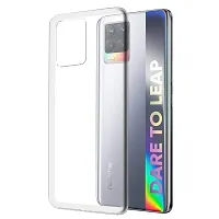 MobiCraft Zone Shockproof Crystal Clear Transparent Back Cover for Realme 8 4G-thumb1