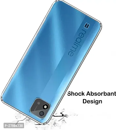 MobiCraft Zone Shockproof Crystal Clear Transparent Back Cover for Realme C11-thumb4