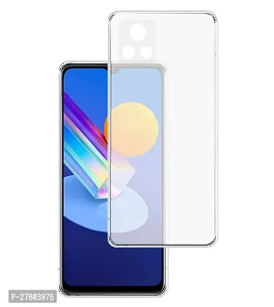 MobiCraft Zone Shockproof Crystal Clear Transparent Back Cover for Vivo Y72 5G-thumb0