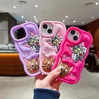 MobiCraft Zone Shock Proof 3D Cute Cartoon Full Protective Case Cover for iPhone 14 Pro Max - Purple-thumb4