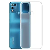 MobiCraft Zone Shockproof Crystal Clear Transparent Back Cover for Infinix Hot 10S-thumb1