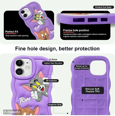 Stylish Purple Rubber Back Cover Iphone 11-thumb3